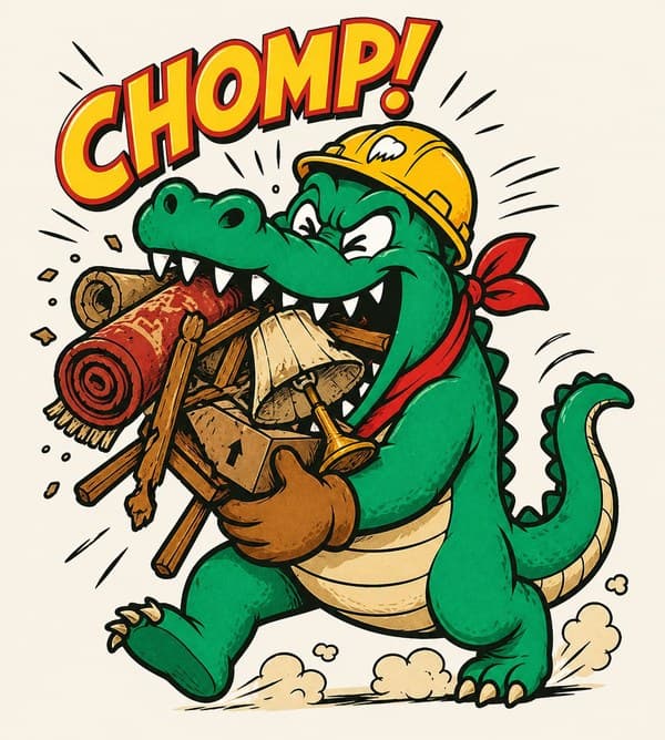 Chomp chomping junk