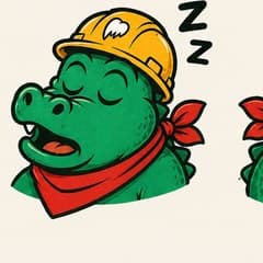 Chomp the gator at a Columbus cleanout